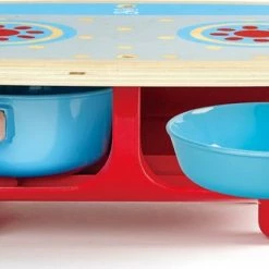 Hape Ξύλινη Μικρή Κουζίνα Με Τηγάνι, Κατσαρόλα Και 2 Σπάτουλες – Toddler Kitchen Set (E3170) -Επιτραπέζια παιχνίδια & κάρτες Εκπτώσεις 200535 3