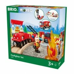 BRIO WORLD Brio Σιδηροδρομικό Σετ Πυροσβεστικής (33815) -Επιτραπέζια παιχνίδια & κάρτες Εκπτώσεις 203078 1