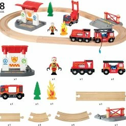 BRIO WORLD Brio Σιδηροδρομικό Σετ Πυροσβεστικής (33815) -Επιτραπέζια παιχνίδια & κάρτες Εκπτώσεις 203078 3