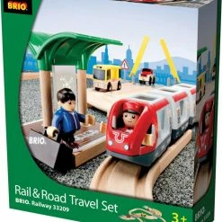 BRIO WORLD Brio Σιδηροδρομικός Σταθμός Με Οχήματα (33209)
