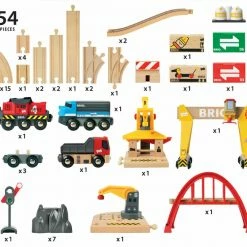 BRIO WORLD Brio Deluxe Set Εμπορικός Σιδηρόδρομος (33097) -Επιτραπέζια παιχνίδια & κάρτες Εκπτώσεις 203082 2