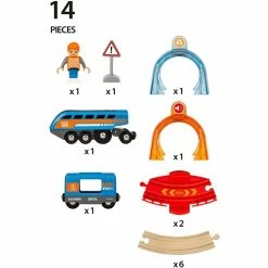 BRIO WORLD Brio Smart Tech Σετ Επιβατικό Τρένο Με Τούνελ Μικρό (33974) -Επιτραπέζια παιχνίδια & κάρτες Εκπτώσεις 203089 2