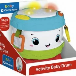 Baby Clementoni Βρεφικό Παιχνίδι Μουσικό Τύμπανο Δραστηριοτήτων (1000-17409) -Επιτραπέζια παιχνίδια & κάρτες Εκπτώσεις 204508 2