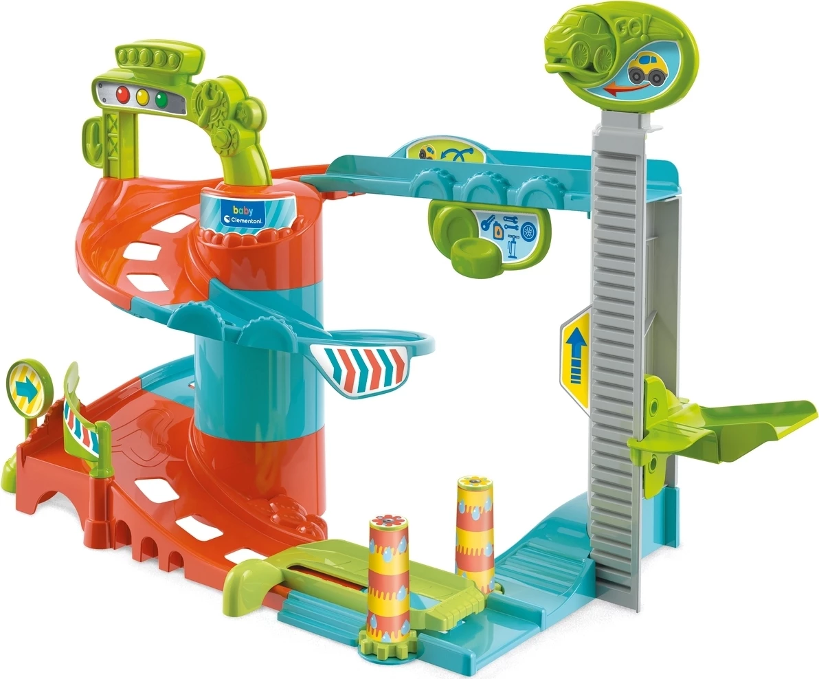 Baby Clementoni Βρεφικό Παιχνίδι Πίστα Γκαράζ Από Ανακυκλωμένα Υλικά (1000-17404) 8 Baby Clementoni Βρεφικό Παιχνίδι Πίστα Γκαράζ Από Ανακυκλωμένα Υλικά (1000-17404) - Image 6