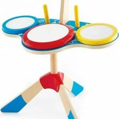 Hape Ξύλινα Σετ Τύμπανα Κρουστά Rock And Rhythm Band (E0613) -Επιτραπέζια παιχνίδια & κάρτες Εκπτώσεις 208425 1