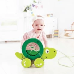 Hape Ξύλινα Βόλτα Με Τον Τίτο Το Χελωνάκι Pull Along (E0354) -Επιτραπέζια παιχνίδια & κάρτες Εκπτώσεις 208427 2