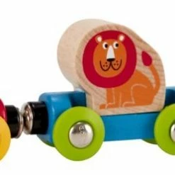 Hape Ξύλινα Βαγονάκια Τρένου Με Φιγούρες Ζώων Της Ζούγκλας Lunge Journey Train (E3807) -Επιτραπέζια παιχνίδια & κάρτες Εκπτώσεις 208429 1