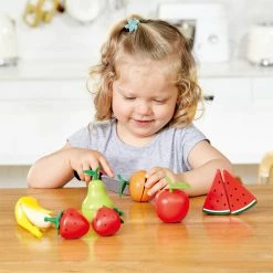 Hape Ξύλινα Σετ Υγιεινής Διατροφής Φρούτα Healthy Fruit Playset (E3171) -Επιτραπέζια παιχνίδια & κάρτες Εκπτώσεις 208432 2