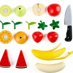 Hape Ξύλινα Σετ Υγιεινής Διατροφής Φρούτα Healthy Fruit Playset (E3171) -Επιτραπέζια παιχνίδια & κάρτες Εκπτώσεις 208432 3
