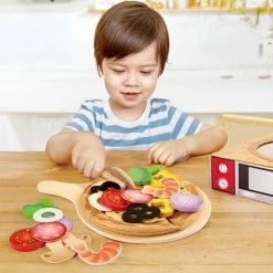 Hape Playfully Delicious Ξύλινο Σετ Perfect Pizza (E3173) -Επιτραπέζια παιχνίδια & κάρτες Εκπτώσεις 208433 3