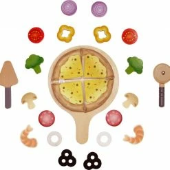Hape Playfully Delicious Ξύλινο Σετ Perfect Pizza (E3173) -Επιτραπέζια παιχνίδια & κάρτες Εκπτώσεις 208433 4