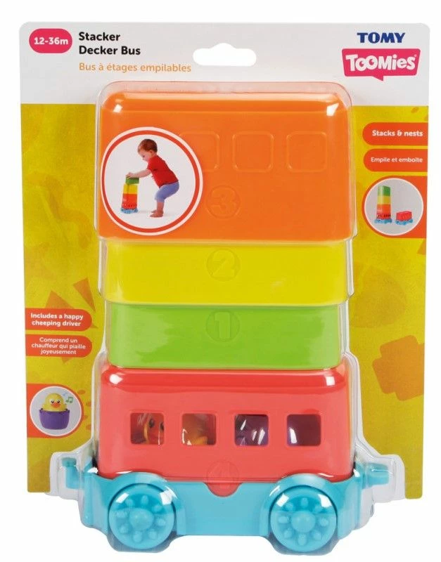 AS το καλό παιχνίδι Tomy Toomies Βρεφικό Παιχνίδι Λεωφορεία Σε Πυραμίδα (1000-73220) 3 AS το καλό παιχνίδι Tomy Toomies Βρεφικό Παιχνίδι Λεωφορεία Σε Πυραμίδα (1000-73220)