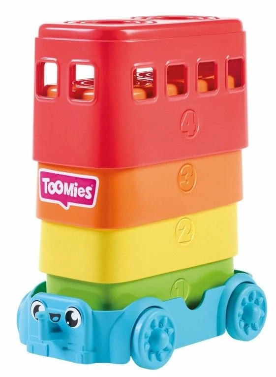 AS το καλό παιχνίδι Tomy Toomies Βρεφικό Παιχνίδι Λεωφορεία Σε Πυραμίδα (1000-73220) 4 AS το καλό παιχνίδι Tomy Toomies Βρεφικό Παιχνίδι Λεωφορεία Σε Πυραμίδα (1000-73220) - Image 2
