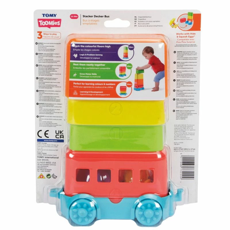 AS το καλό παιχνίδι Tomy Toomies Βρεφικό Παιχνίδι Λεωφορεία Σε Πυραμίδα (1000-73220) 8 AS το καλό παιχνίδι Tomy Toomies Βρεφικό Παιχνίδι Λεωφορεία Σε Πυραμίδα (1000-73220) - Image 6