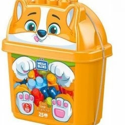 Mattel Mega Blocks Κουβαδάκι Με Τούβλα – Σκυλάκι (HDK81)