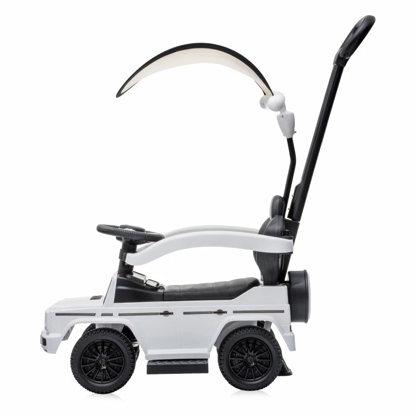 Lorelli Περπατούρα Ride On Car Με Σκίαστρο Και Μπαστούνι White (10400100002) 4 Lorelli Περπατούρα Ride On Car Με Σκίαστρο Και Μπαστούνι White (10400100002) - Image 2