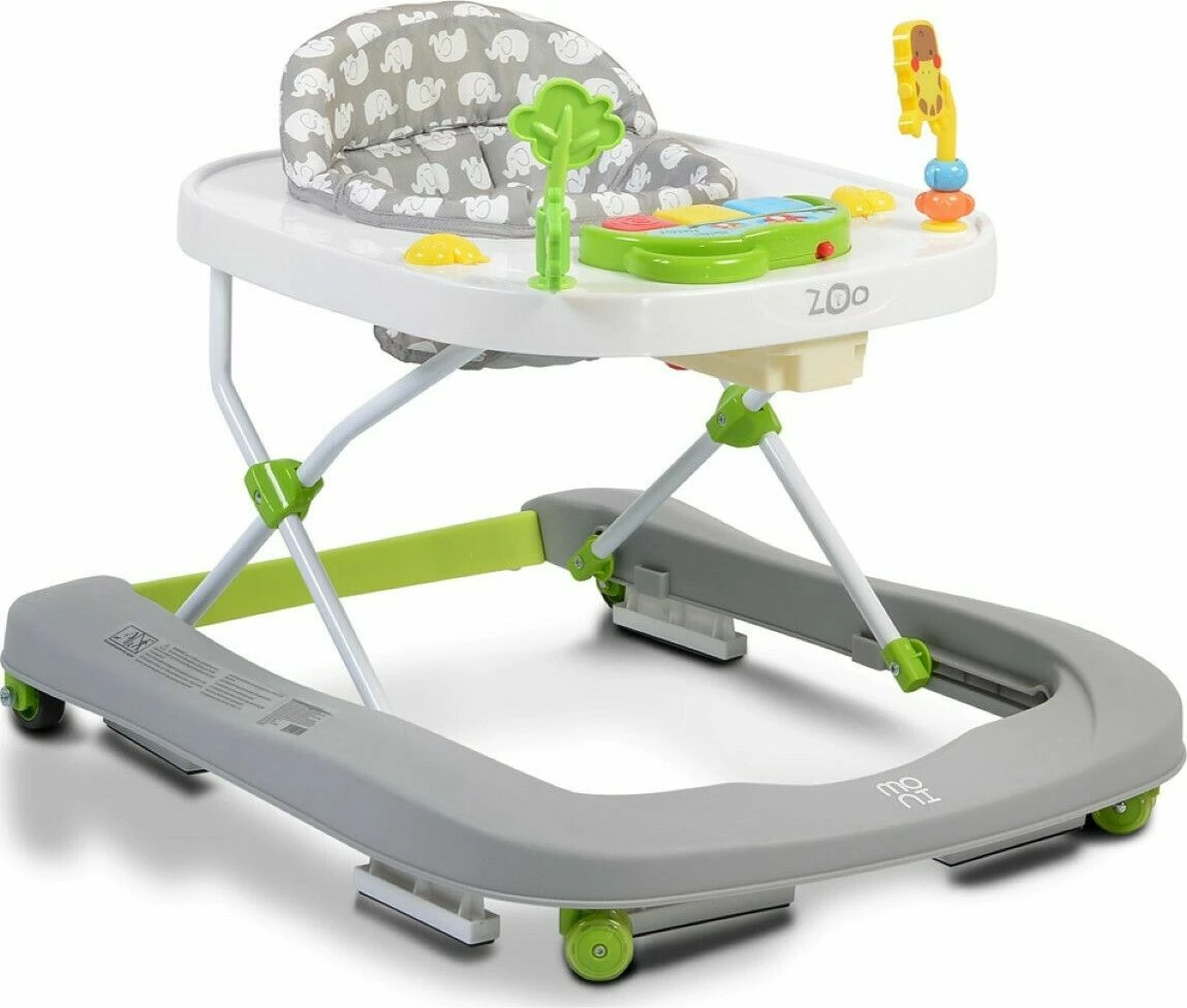 Cangaroo Περπατούρα Zoo 2 In 1 Grey (107481) 6 Cangaroo Περπατούρα Zoo 2 In 1 Grey (107481) - Image 4