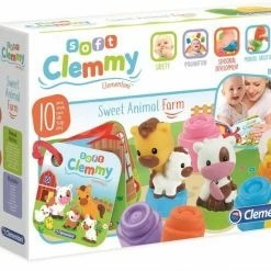 Clementoni Soft Clemmy Σετ Ζωάκια Και Βιβλιαράκι Με 10 Μαλακά Premium Τουβλάκια (1033-17174) -Επιτραπέζια παιχνίδια & κάρτες Εκπτώσεις 211256 1