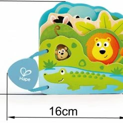 Hape Baby’s Wild Animal Ξύλινο Βιβλιαράκι Φάρμας (E0047A) -Επιτραπέζια παιχνίδια & κάρτες Εκπτώσεις 211267 3