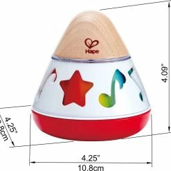 Hape Early Melodies Ξύλινο Rotating Music Box (E0332) -Επιτραπέζια παιχνίδια & κάρτες Εκπτώσεις 211270 5