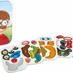Hape Early Explorer Ξύλινο Magnetic Funny Face (E0476A) -Επιτραπέζια παιχνίδια & κάρτες Εκπτώσεις 211271 1