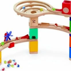 Hape Quadrilla Marble Run Ξύλινο Race To The Finish-58Τμχ (E6021A)