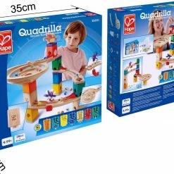 Hape Quadrilla Marble Run Ξύλινο Race To The Finish-58Τμχ (E6021A) -Επιτραπέζια παιχνίδια & κάρτες Εκπτώσεις 211273 2