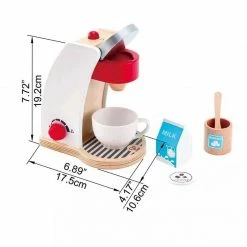 Hape Playfully Delicious Ξύλινη Καφετιέρα και Αξεσουάρ (E3146A) -Επιτραπέζια παιχνίδια & κάρτες Εκπτώσεις 211315 5