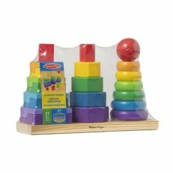 Melissa & Doug Ξύλινο Γεωμετρικό Παιχνίδι Στοίβαξης (567) 9 Melissa & Doug Ξύλινο Γεωμετρικό Παιχνίδι Στοίβαξης (567) -Επιτραπέζια παιχνίδια & κάρτες Εκπτώσεις 211936 1