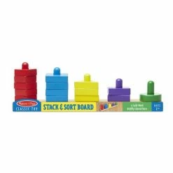 Melissa & Doug Ξύλινο Εκπαιδευτικό Παιχνίδι Stack And Sort (10379) -Επιτραπέζια παιχνίδια & κάρτες Εκπτώσεις 211942 5