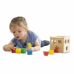 Melissa & Doug Ξύλινος Κύβος Πολύχρωμων Σχημάτων (10575) -Επιτραπέζια παιχνίδια & κάρτες Εκπτώσεις 211950 4