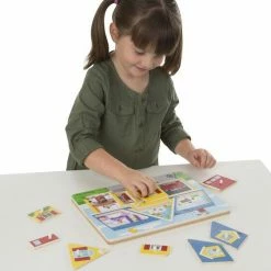 Melissa & Doug Melissa And Doug Ξύλινα Σφηνώματα Με Ηχους Σπιτιού (10734) -Επιτραπέζια παιχνίδια & κάρτες Εκπτώσεις 211952 2