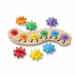 Melissa & Doug Μηχανικό Παιχνίδι Κάμπια με Ξύλινη Βάση (13084) -Επιτραπέζια παιχνίδια & κάρτες Εκπτώσεις 211973 5