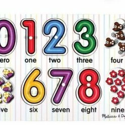 Melissa & Doug Ξύλινο Σφηνώματα Αριθμοί 10 τμχ (13273) -Επιτραπέζια παιχνίδια & κάρτες Εκπτώσεις 211974 1