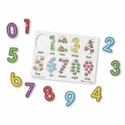 Melissa & Doug Ξύλινο Σφηνώματα Αριθμοί 10 τμχ (13273) -Επιτραπέζια παιχνίδια & κάρτες Εκπτώσεις 211974 5