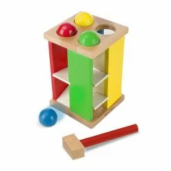 Melissa & Doug Melissa And Doug Pound And Roll Tower (13559) -Επιτραπέζια παιχνίδια & κάρτες Εκπτώσεις 211976 1