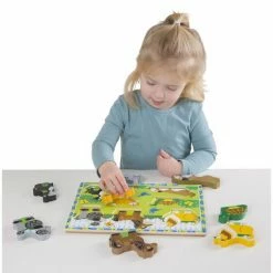 Melissa & Doug Ξύλινο Σφηνώματα Ζωάκια (13724) -Επιτραπέζια παιχνίδια & κάρτες Εκπτώσεις 211979 1