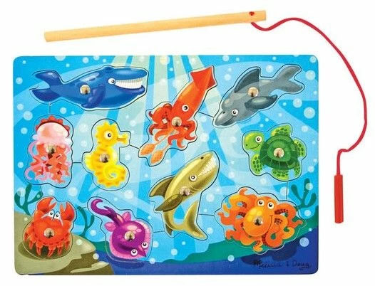 Melissa & Doug Μαγνητικό Ψάρεμα και Πάζλ με Ξύλινα Ζώα Ωκεανού (13778) 9 Melissa & Doug Μαγνητικό Ψάρεμα και Πάζλ με Ξύλινα Ζώα Ωκεανού (13778) - Image 7