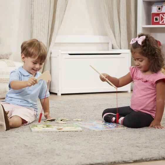 Melissa & Doug Μαγνητικό Ψάρεμα και Πάζλ με Ξύλινα Ζώα Ωκεανού (13778) 4 Melissa & Doug Μαγνητικό Ψάρεμα και Πάζλ με Ξύλινα Ζώα Ωκεανού (13778) - Image 2