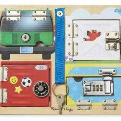 Melissa & Doug Ξύλινο Ταμπλό Με Κλειδώματα (19540)