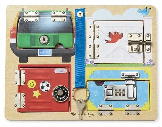Melissa & Doug Ξύλινο Ταμπλό Με Κλειδώματα (19540) 3 Melissa & Doug Ξύλινο Ταμπλό Με Κλειδώματα (19540)