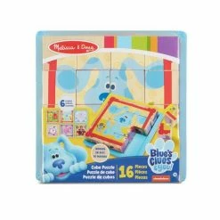 Melissa & Doug Ξύλινο Παζλ Κύβος Μπλε (33007) -Επιτραπέζια παιχνίδια & κάρτες Εκπτώσεις 212048 2