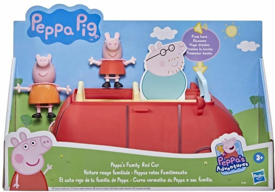 Hasbro Peppa Pig Family Red Car (F2184) 4 Hasbro Peppa Pig Family Red Car (F2184) - Image 2