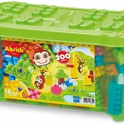 Ecoiffier Τουβλάκια Abrick 200 Τμχ Jungle Barrel (1379)