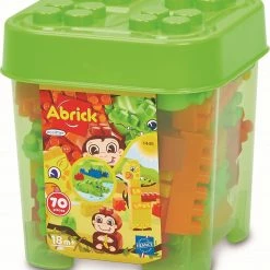 Ecoiffier Abrick Τουβλάκια 70 τμχ σε Κουτί (1445)