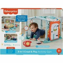 Fisher Price Γυμναστήριο Δραστηριοτήτων- Σπιτάκι 3 Σε 1 Φώτα και Ήχους (HJK45) -Επιτραπέζια παιχνίδια & κάρτες Εκπτώσεις 217391 1