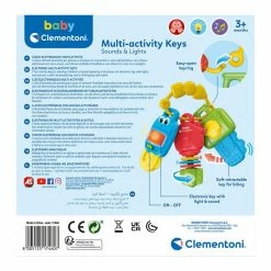 Baby Clementoni Βρεφικό Παιχνίδι Ηλεκτρονικά Κλειδιά (1000-17460) -Επιτραπέζια παιχνίδια & κάρτες Εκπτώσεις 221601 4