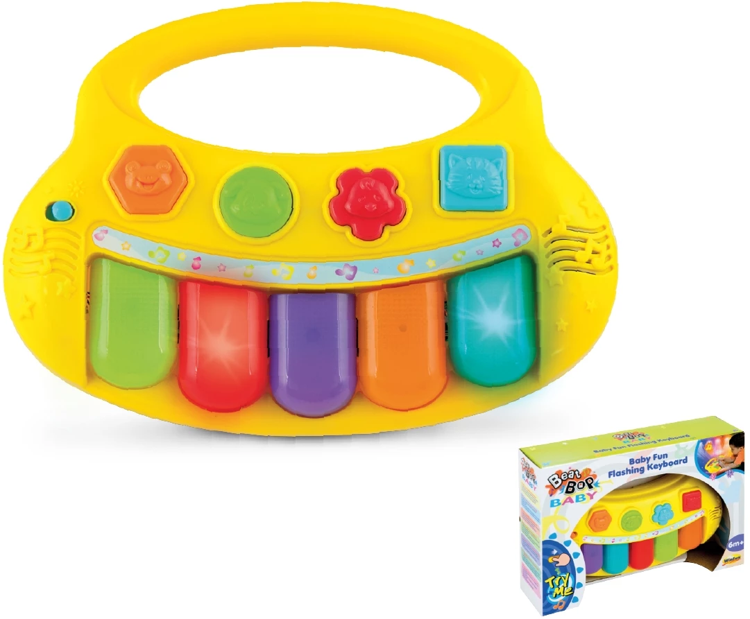 WinFun Πιανακι Με Φωτακια Βaby Fun Flashing Keyboard (2007-NL) 3 WinFun Πιανακι Με Φωτακια Βaby Fun Flashing Keyboard (2007-NL)