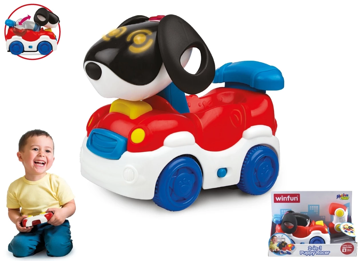 Winfun Αυτοκινητο Τηλεκατευθυνομενο Και Σκυλακι 2-In-1 Puppy Racer (1150-NL) 3 Winfun Αυτοκινητο Τηλεκατευθυνομενο Και Σκυλακι 2-In-1 Puppy Racer (1150-NL)