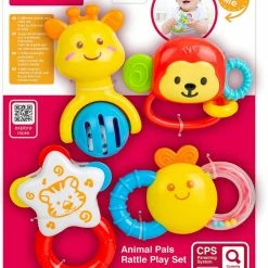 Winfun Κουδουνίστρες Ζωάκια – Σετ Animal Pals Rattle Play Set (0634-NI) -Επιτραπέζια παιχνίδια & κάρτες Εκπτώσεις 403244 1